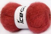 Yarn Sale Winter Marsala Red Mohair 100gr.