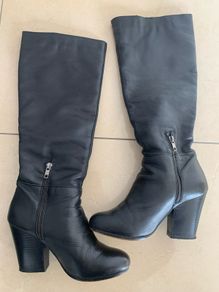 Black Leather Boots