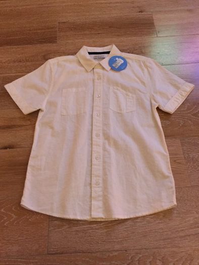 BNWT White Indigo short sleeve shirt Age 12