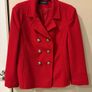 Ladies wool blend  fitted double breasted jacket Image 2
