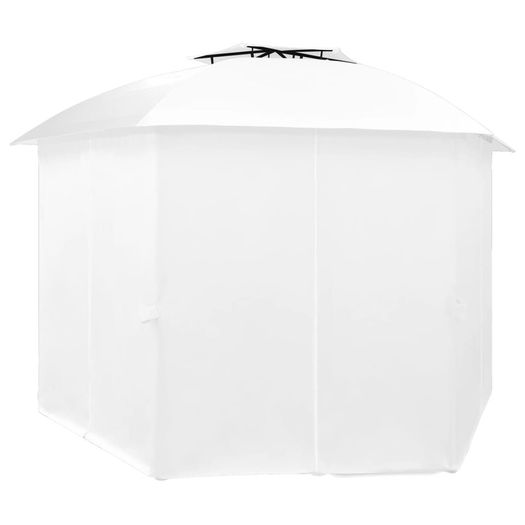 Garden Marquee with Curtains 360x312x265 cm White 180 g/sqm