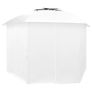 Garden Marquee with Curtains 360x312x265 cm White 180 g/sqm Image 4