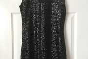 Black Sequinned Dress - Sweewe - Size M/L