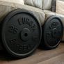 25kg x 2 standard 1" diameter cast iron Image 4
