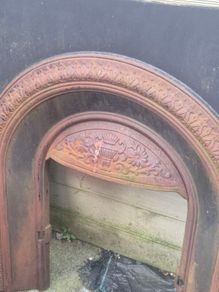 Victorian Cast iron fire place & grate