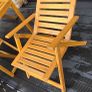 Outdoor Dining Set, Table + 4 Reclining Chairs, Like New Image 5