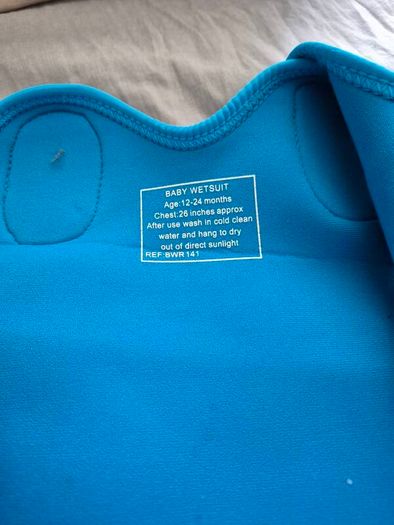 Splash About swimming wrap 12-18 months
