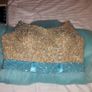 Brand new Pearl beaded DEBS Dress / Princess dress in Blue / AQUA Image 3