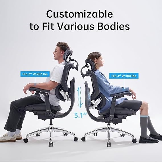 Sihoo DORO C300 Pro V2 Ergonomic Chair With Legrest