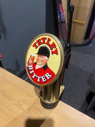 Tetleys Bitter vintage beer tap