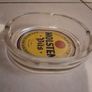 large Holsten Pils glass pub ashtray Image 3