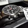 Men's Watch Chronograph ZIPPO 45001 Sports Military Black Analog Dial Image 2