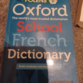 Oxford school french dictionary also irish dictionary available