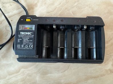 Tronic universal multi battery charger with discharge