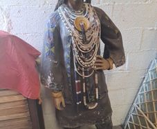 Vintage Tribal Lady Mannequin