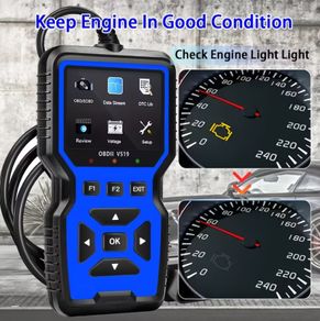 OBD2 Diagnostic Tool, Comprehensive Vehicle Code Reader, Engine Error Detection,