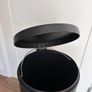 Modern Matte Black Kitchen Pedal Bin 30 L - Soft Close & Removable Liner Image 5
