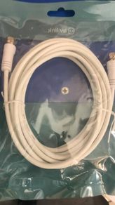 F type plug to F type plug lead Cable 4 Meter