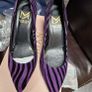 MARIAN womens black purple suede shoes bnwb Image 6