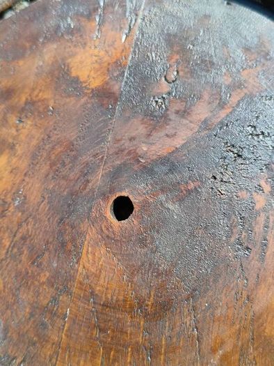 Solid Oak Art Deco Ice Bucket