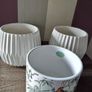 Set of x3 Ceramic Indoor Plant Pots Image 2
