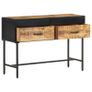 Console Table 110x35x75 cm Rough Mango Wood Image 5