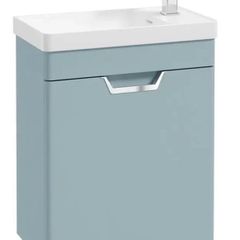 Sonas Freya 55cm Wall Hung Vanity Unit with Gloss White Basin