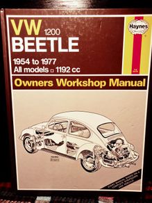 Haynes. VW 1200 Workshop Manual.