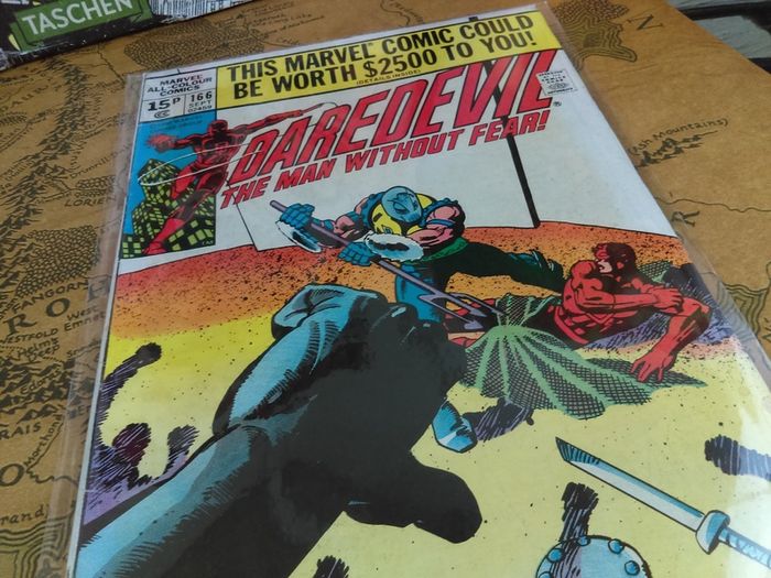 Daredevil #166 ! Bronze Age Comic From 1980 ! Foggy Nelson marries Deborah Harris ! by Marvel !