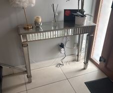 Art deco style  mirror table