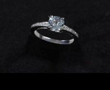 Brand New hand made diamond  engagement and wedding ring set ,OPEN TO OFFER