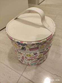 Cylinder Travel Makeup Bag