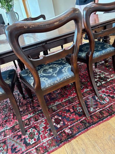 Antique Dining Table & Chairs