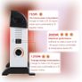 FREE 3 DAY DELIVERY Convector Radiator Heater 2000W Room Heating with Adjustable Thermostat Image 6