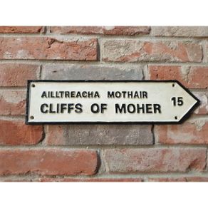 Road Sign  Cliffs Of Moher  Large  HS289