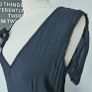 Vintage Y2K Irish designer John Rocha little black dress S M 10 12 cocktail party summer wedding Image 4