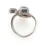 Vintage 925 Sterling Silver Multi-Gemstone Ring Image 6