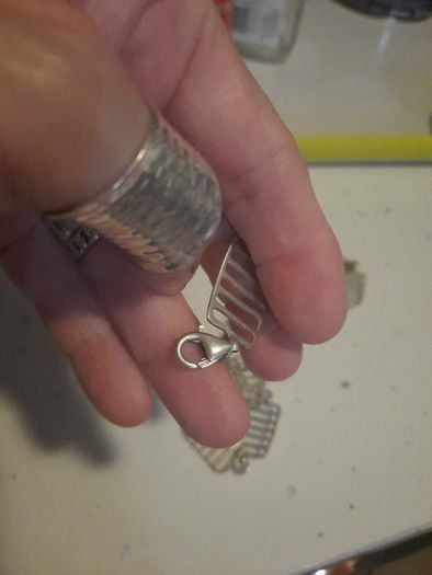vintage sterling silver choker necklace