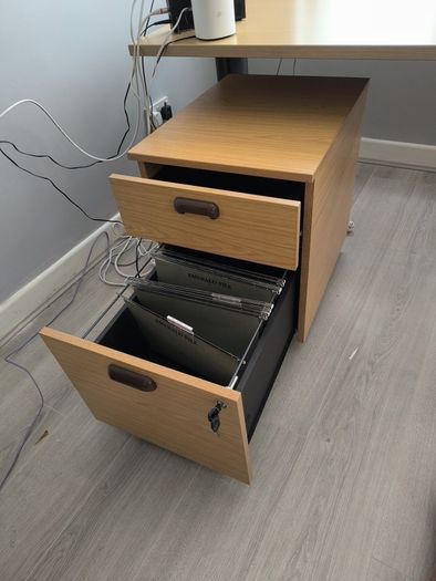 Office desk and drawers