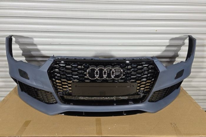Complete front bumper for Audi A7 S7 4.5 15- 18 Facelift honey comb