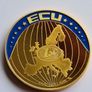 24 karat Gold plated Proof ecu to euro 2003 Image 2