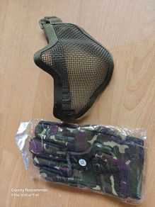 airsoft  gloves and mask