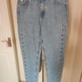 Pull&Bear eyelet high waist relaxed fit jeans size UK8 EU36 Perfect condition Postage included Image 4