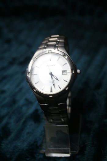 Mens Pulsar Titanium 100m Watch White Dial Vx42-x131