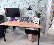 solid wood desk