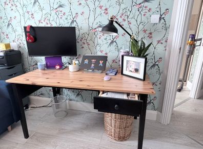 solid wood desk