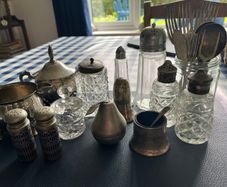 Antique waterford crystal and EPNS ware