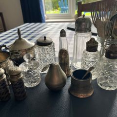 Antique waterford crystal and EPNS ware