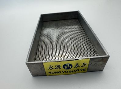 Watch parts cleaning tray