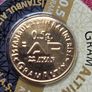 Turkey 0.5 Gram 22 K Gold Disc In Assay Disc Rare Piece Image 2